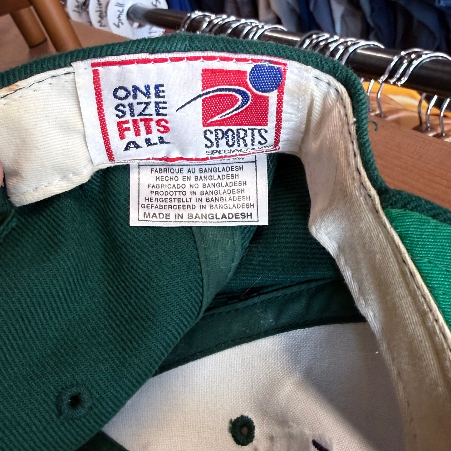 Vintage 90's Sports Specialties Green Broncos Hat