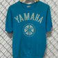 Vintage 80's Yamaha Logo Blue Graphic Tee Size Large