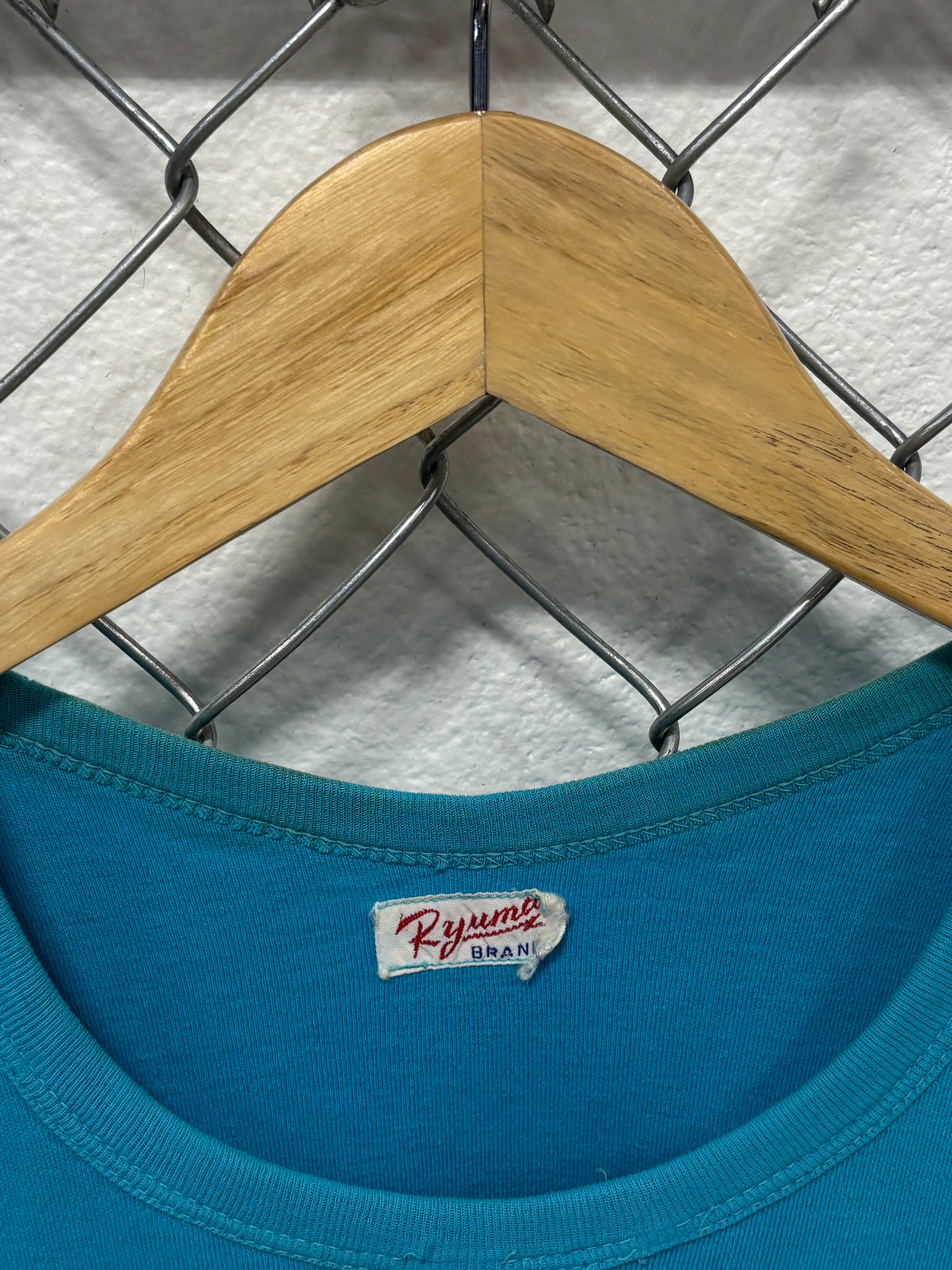 Vintage 80's Yamaha Logo Blue Graphic Tee Size Large
