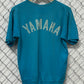 Vintage 80's Yamaha Logo Blue Graphic Tee Size Large