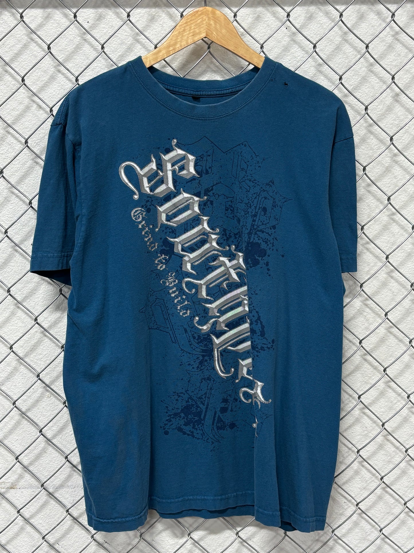 Vintage Y2K Affliction Style Graphic Tee Size XXL