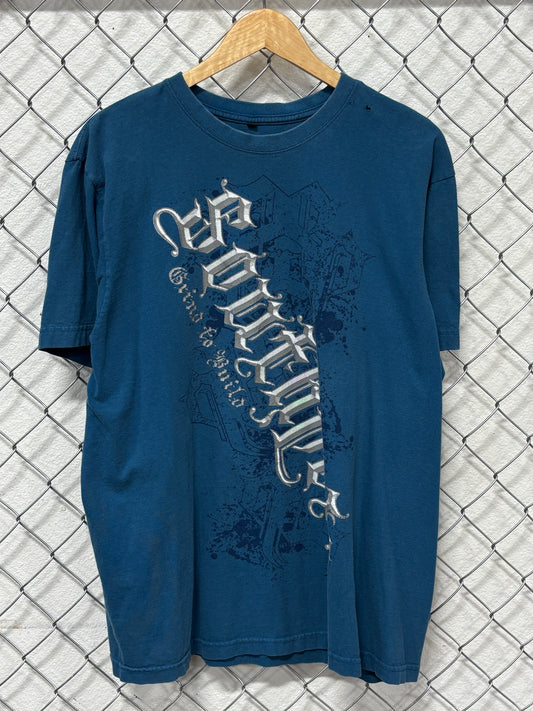 Vintage Y2K Affliction Style Graphic Tee Size XXL