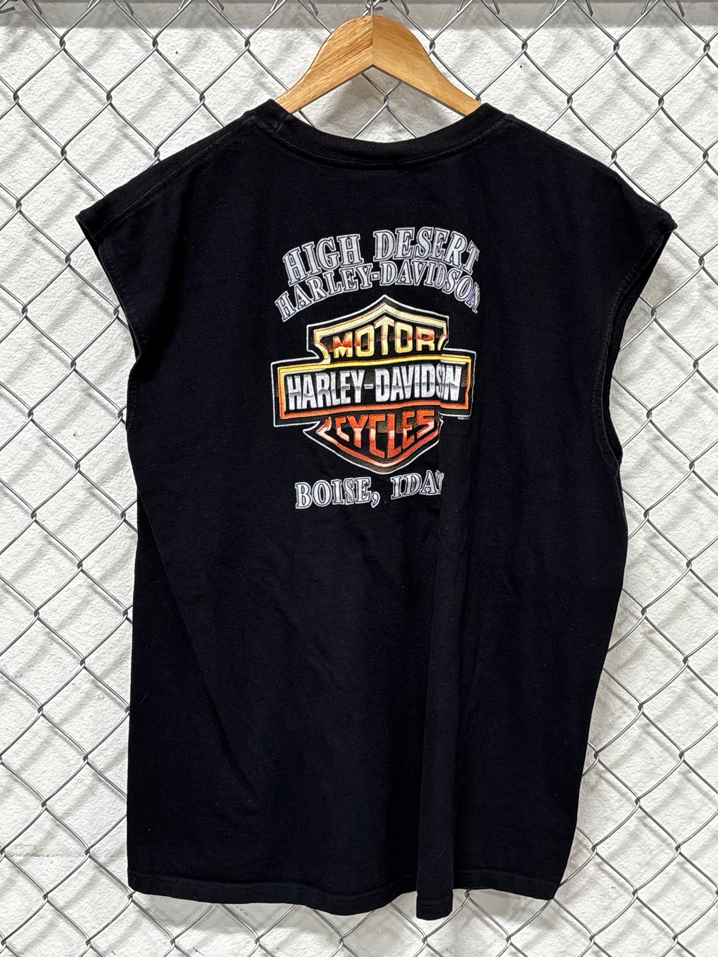 Harley Davidson Biker Cutoff Shirt Size XL