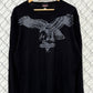 Harley Davidson Eagle Big Print Thermal Long Sleeve Shirt Size XXL
