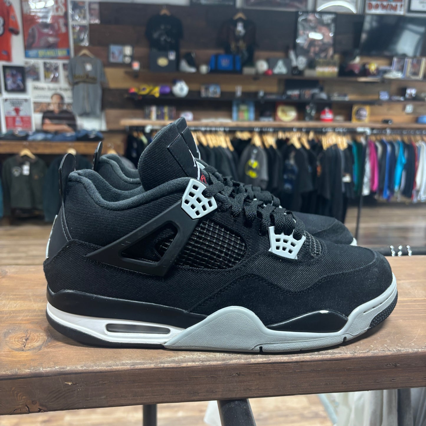 Jordan 4 'Black Canvas' Size 13
