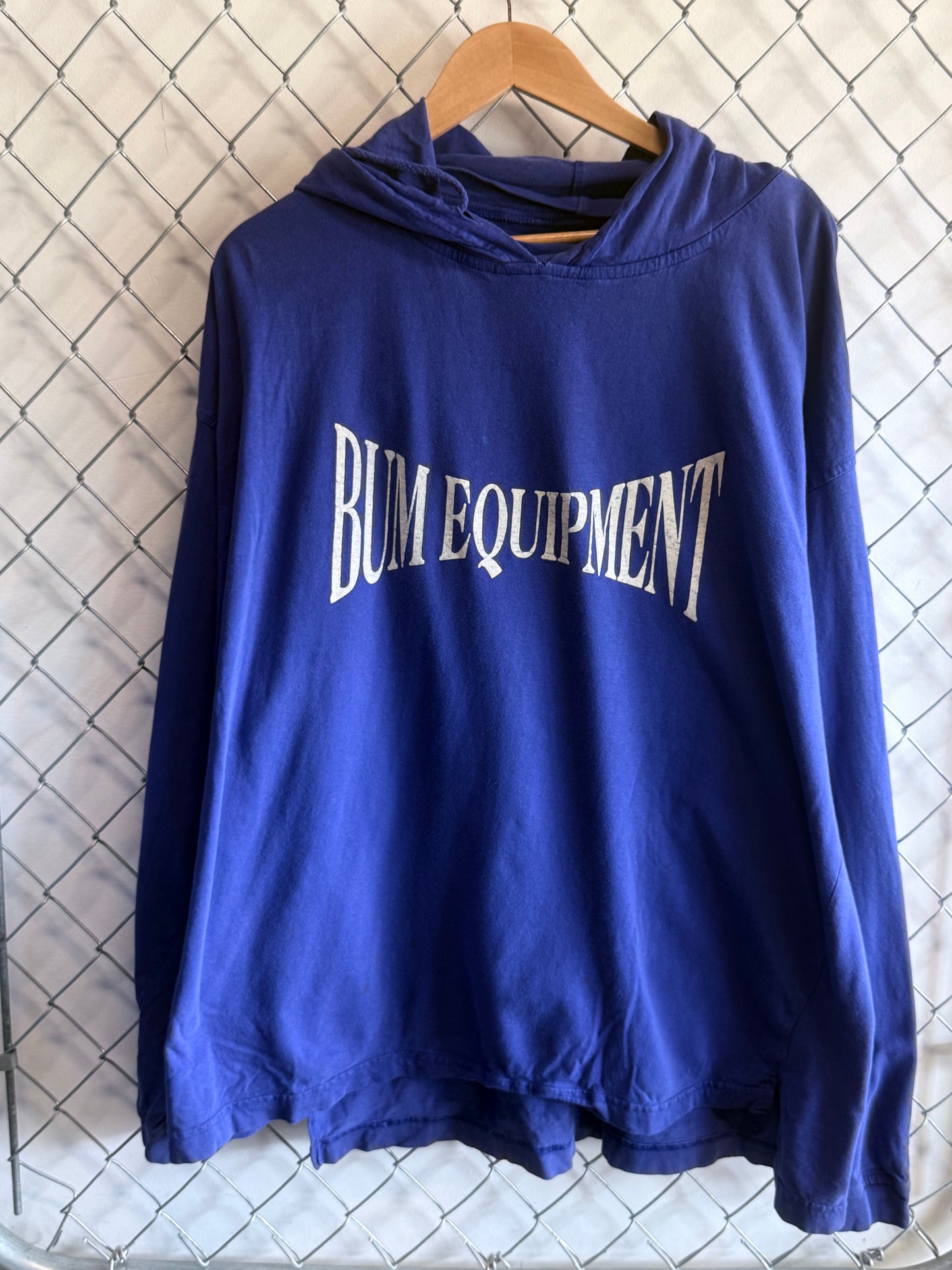 Vintage 90's BUM Equipment Hoodie Shirt Size XL