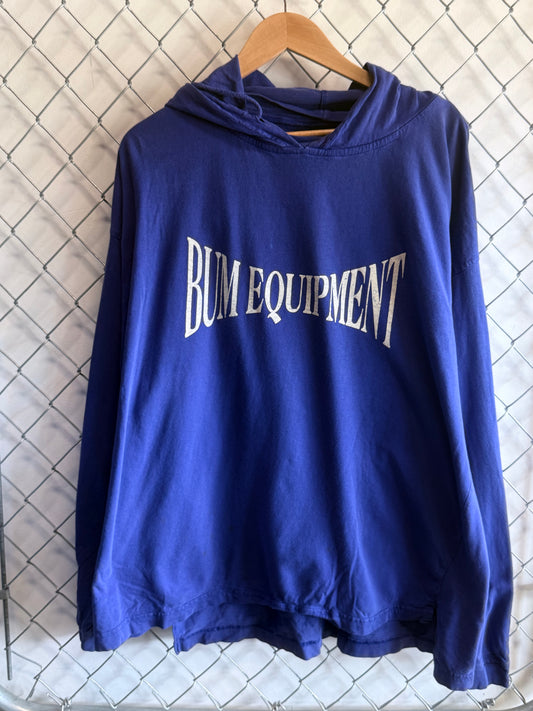 Vintage 90's BUM Equipment Hoodie Shirt Size XL