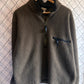 Vintage LL Bean Brown Fleece Zip Sweater Size XL