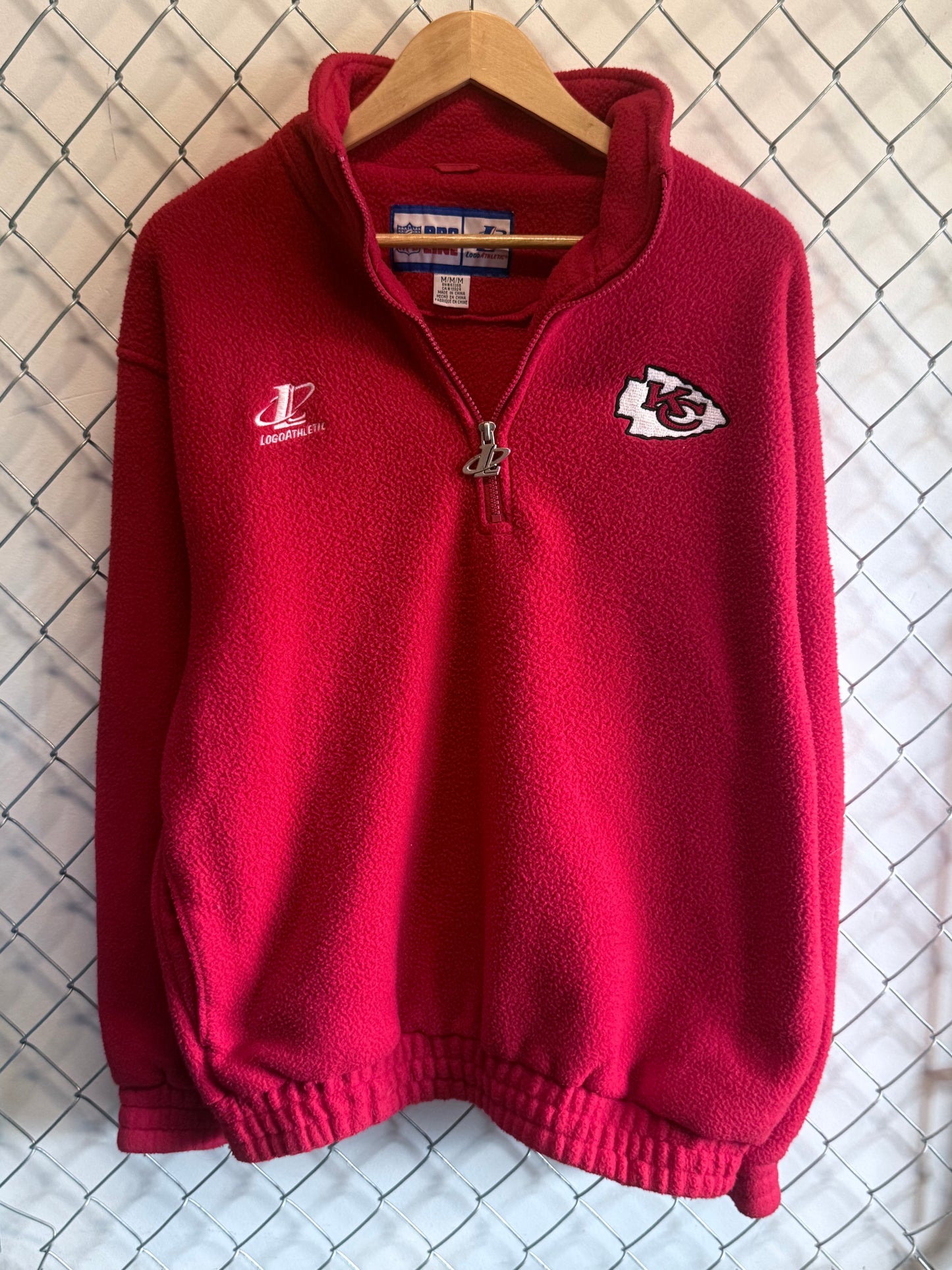 Vintage 90's Logo Athletic Kansas City Chiefs Pro Line Sweater Size Medium
