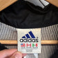 Vintage 90's Adidas Black White Three Stripes Windbreaker Size Medium