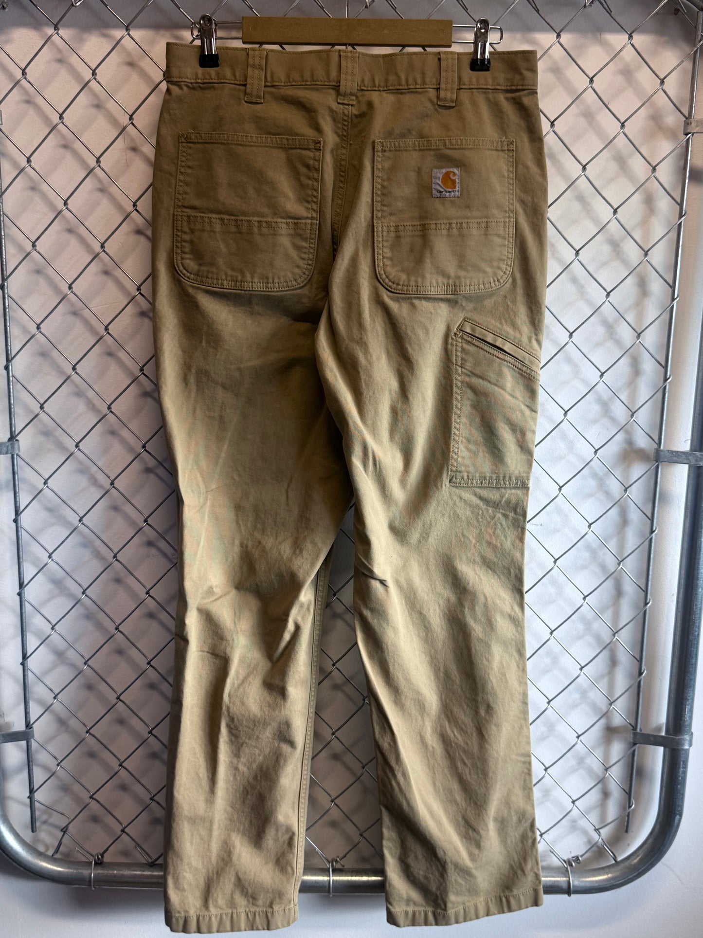 Carhartt Relaxed Fit Light Brown Carpenter Pants Size 33x31