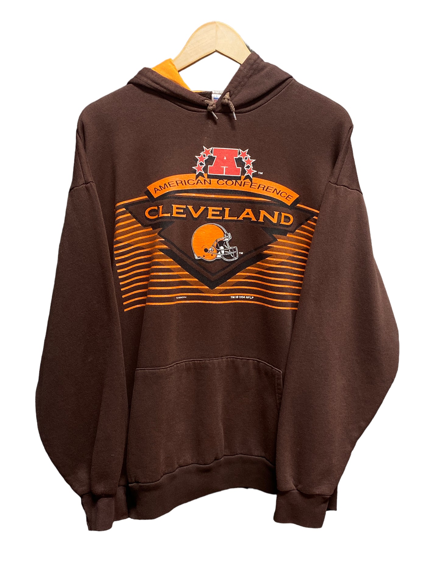Vintage 1994 Cleveland Browns NFL Hoodie Size XL