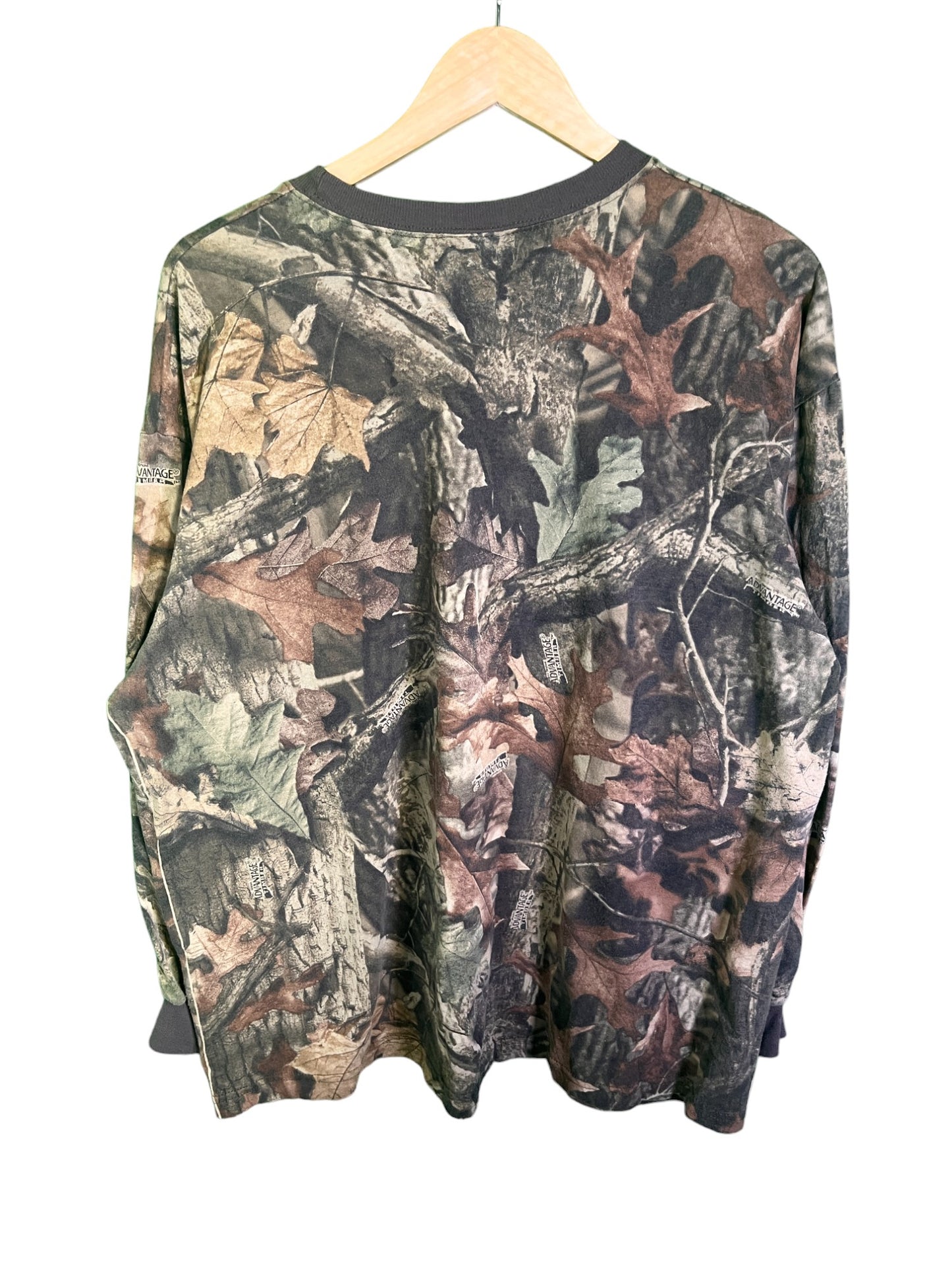 Vintage Hunter Woodland Camo Long Sleeve Size XXL