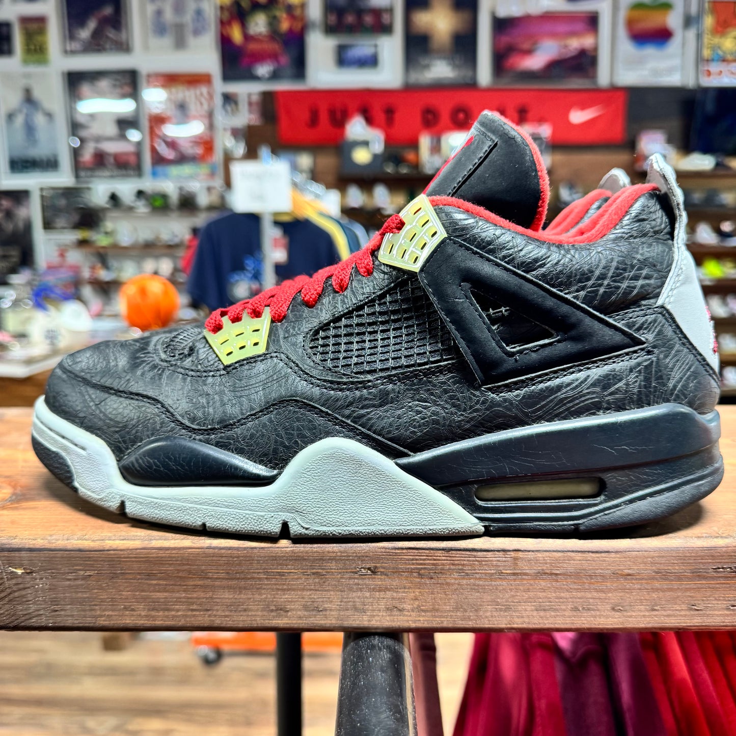 Jordan 4 'Rare Air Black Laser' Size 9.5