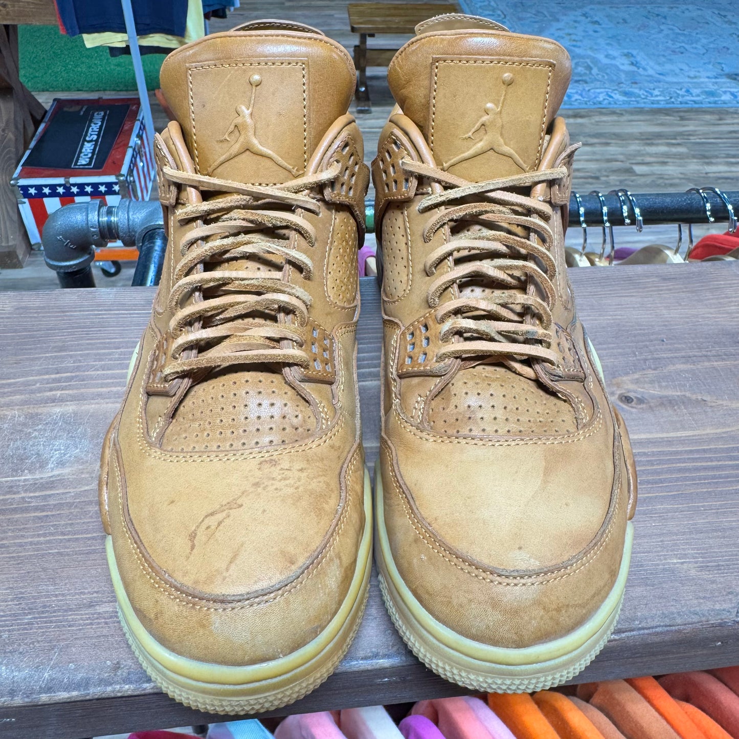 Jordan 4 'Premium Wheat Ginger' Size 9