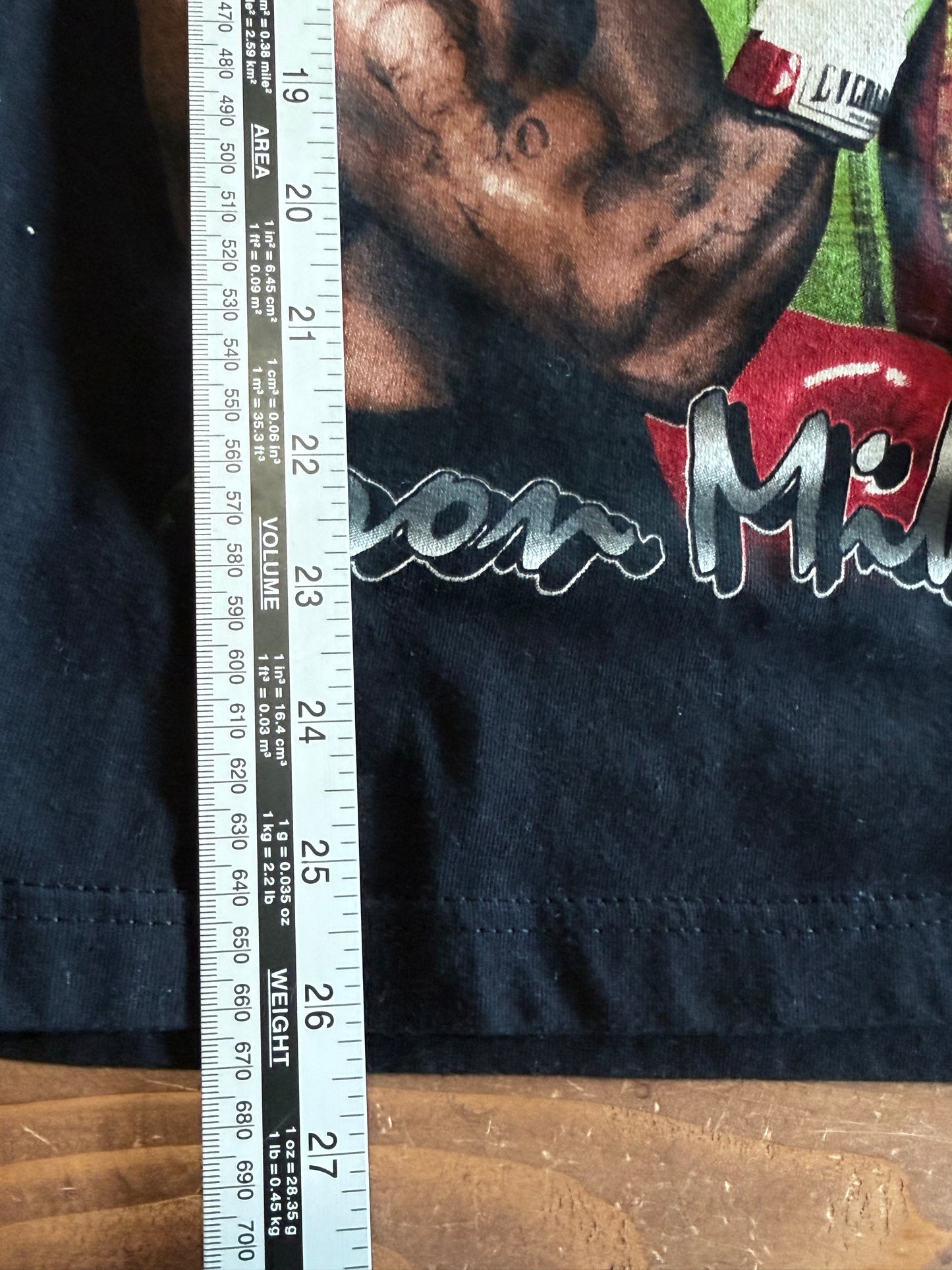 Mike Tyson Parking Lot Style Hip Hop Tee Size Medium