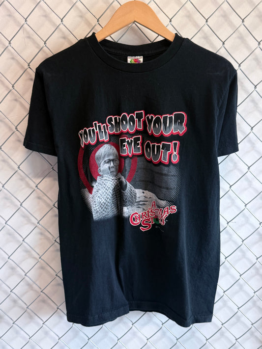 Vintage Christmas Story Shoot Your Eye Out Tee Size Medium