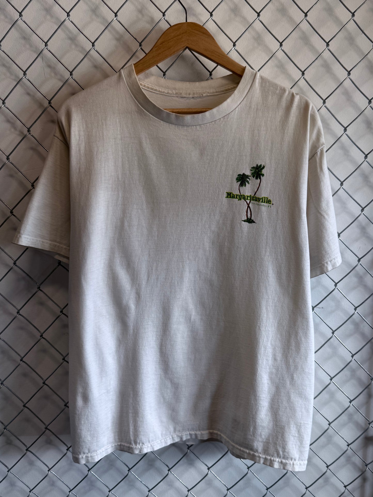 Vintage Y2K Margaritaville Telescope Beach Graphic Tee Size XL