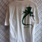 Vintage Iguana Costa Rica Double Sided Nature Graphic Tee Size Large
