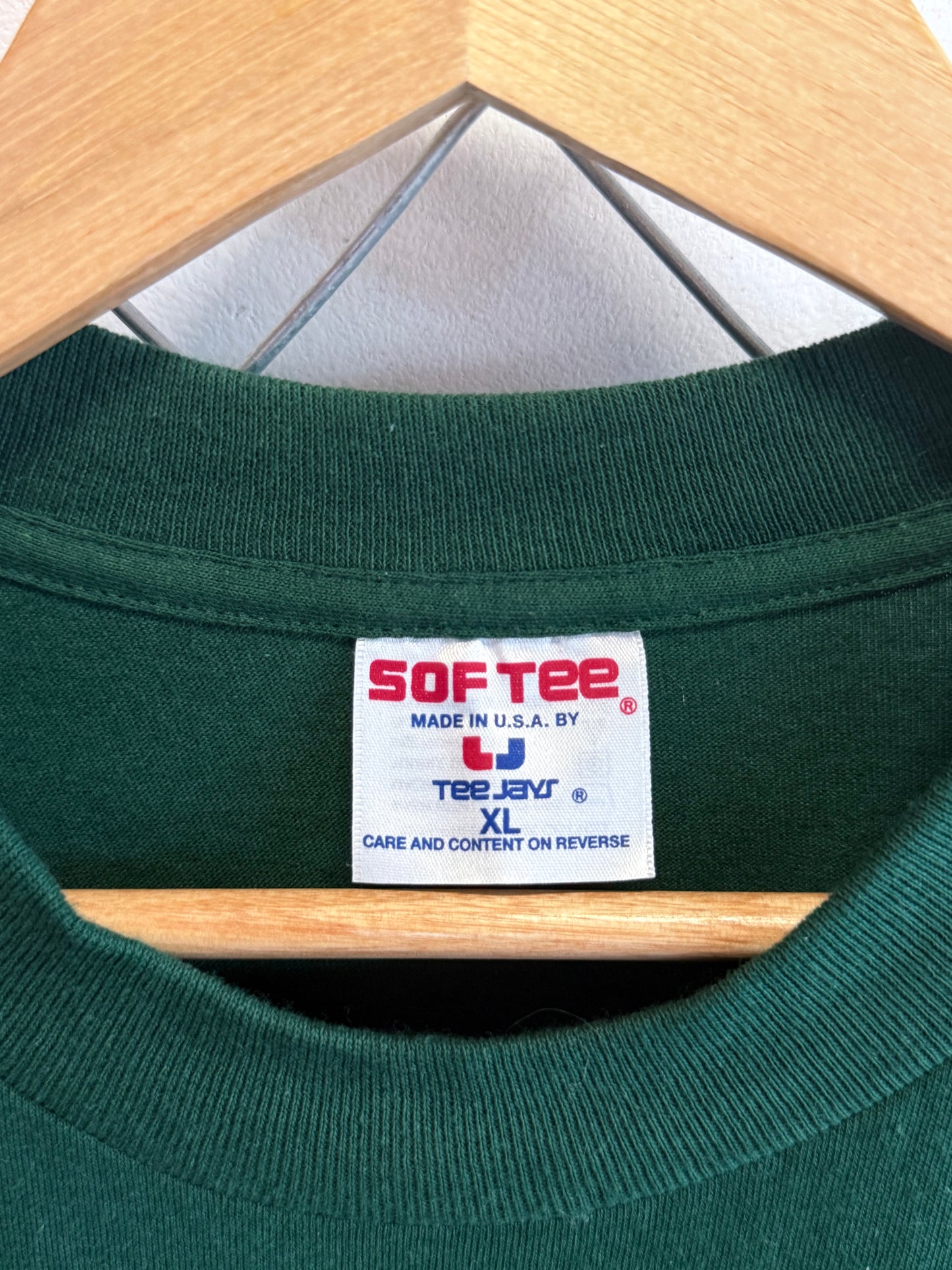 Vintage 90's Green Bay Packers NFL Logo Graphic Tee Size XL