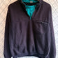 Vintage Columbia Two Tone Quarter Zip Sweater Size Medium
