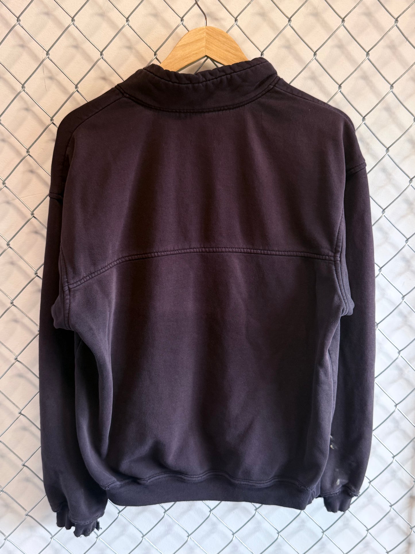 Vintage Columbia Two Tone Quarter Zip Sweater Size Medium
