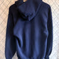 Vintage 90's US Navy Blue Lightweight Zip Up Hoodie Size Medium
