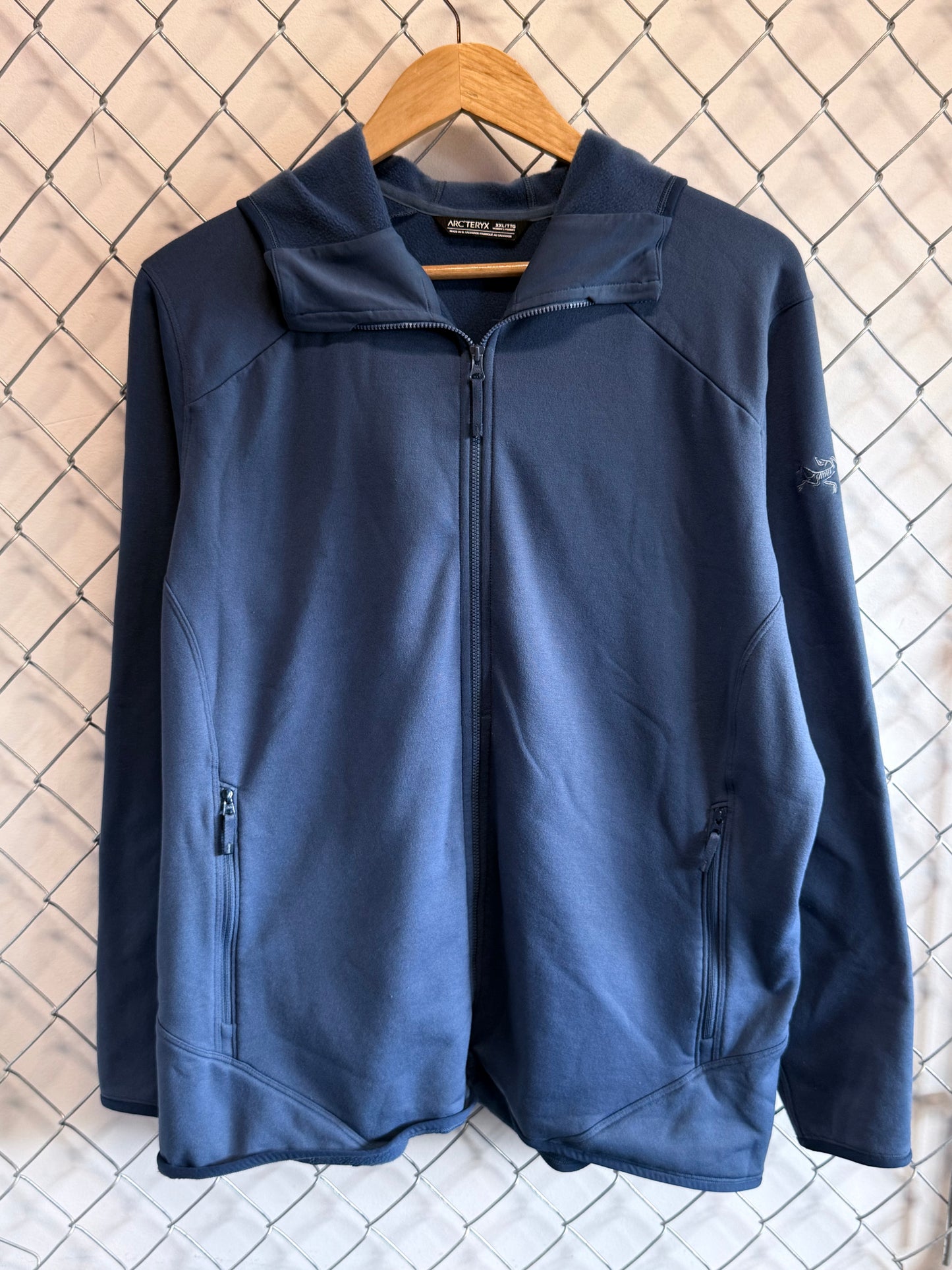 Arc'Teryx Light Blue Fleece Jacket Size XXL