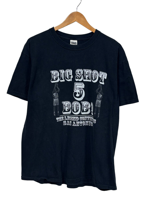 Vintage San Antonio Big Shot Bob #5 NBA Graphic Tee Size XL