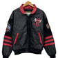 Vintage 1997 Jeff Hamilton Chicago Bulls NBA Champs Leather Jacket Size Large
