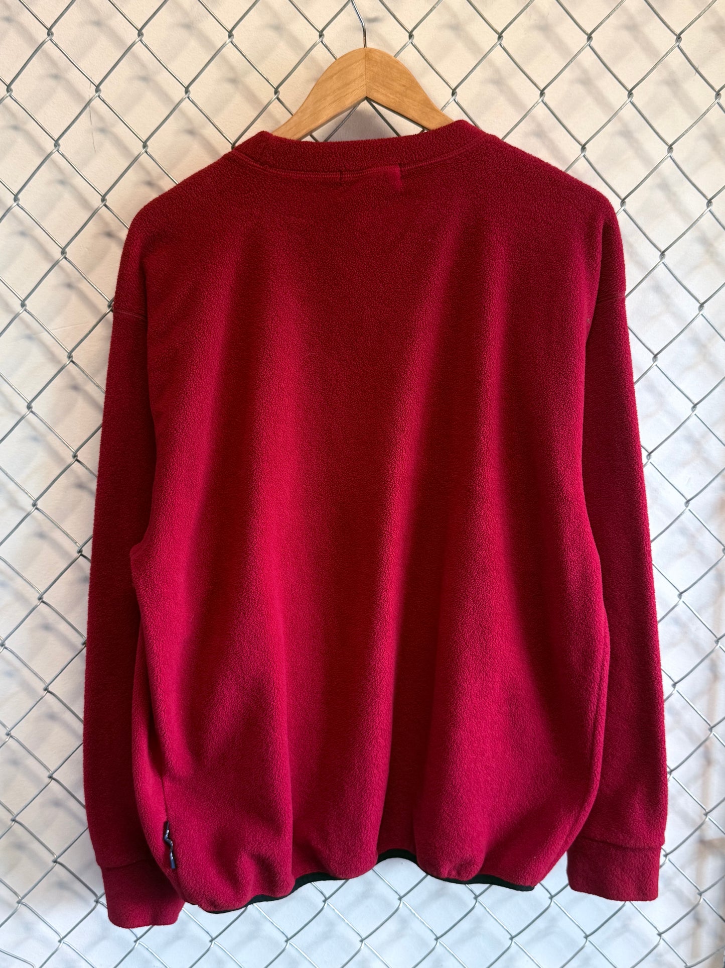 Vintage 90's Nautica Competition Red Crewneck Sweater Size Medium