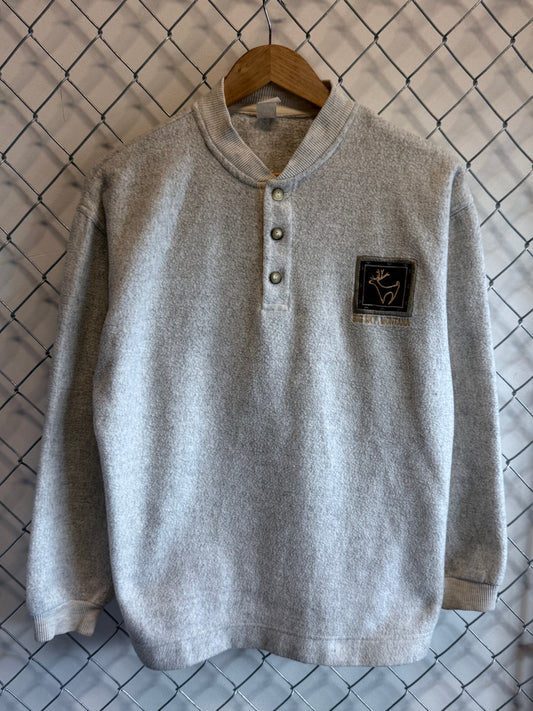Vintage 90's Medieval Times Cropped Zip Up Sweater Size Large