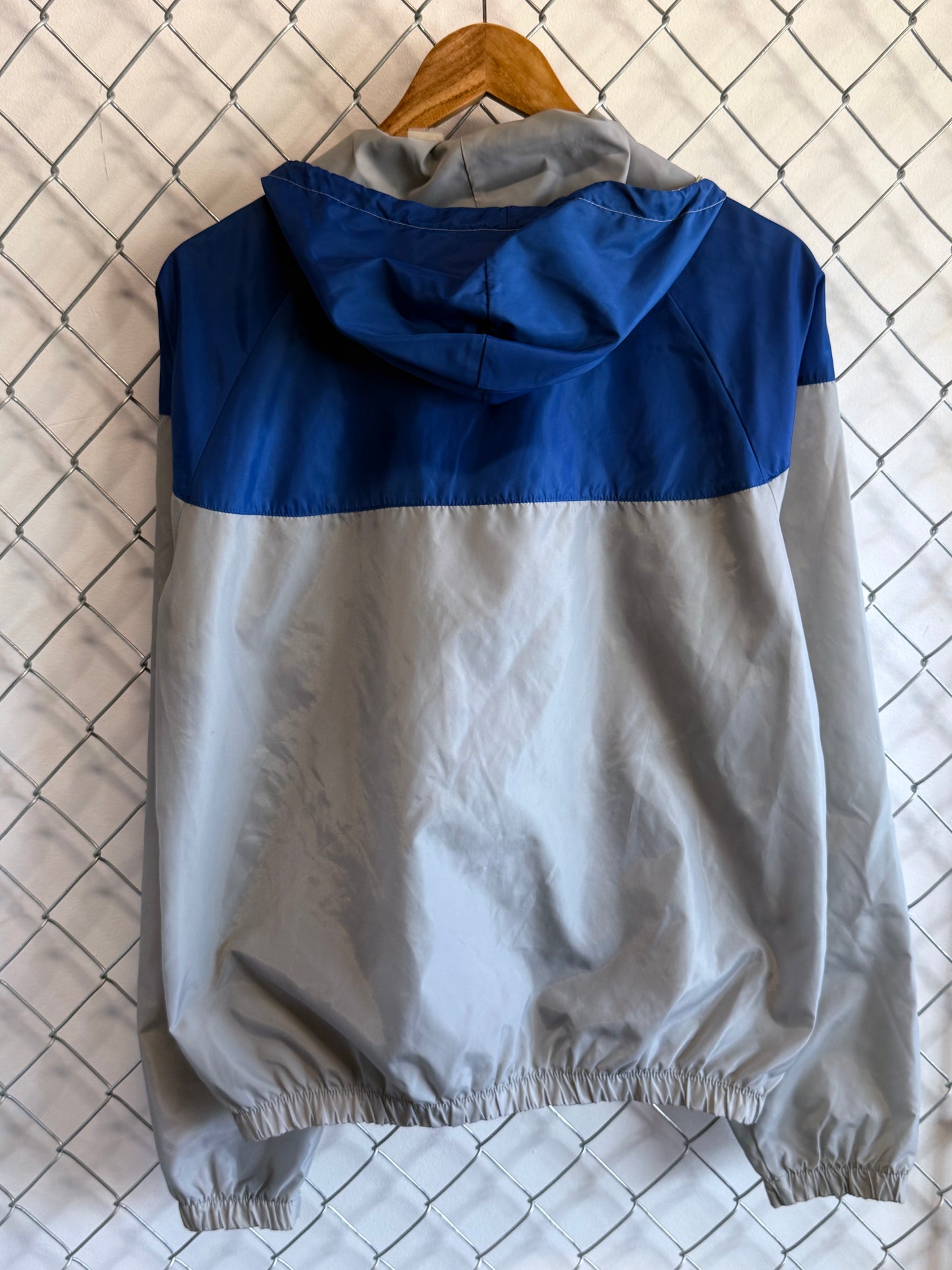 Vintage 90's Nike Silver Tag Two Tone Zip Up Jacket Size Medium