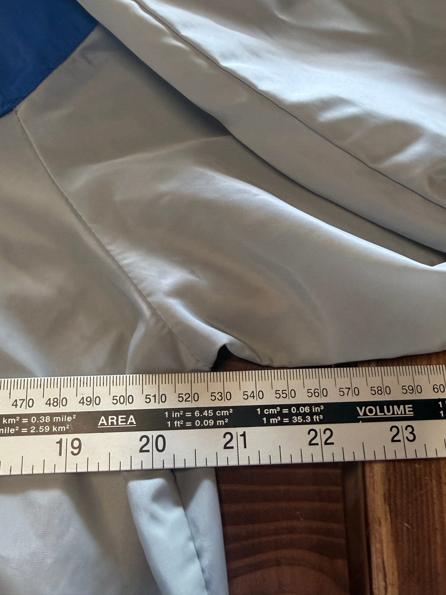 Vintage 90's Nike Silver Tag Two Tone Zip Up Jacket Size Medium