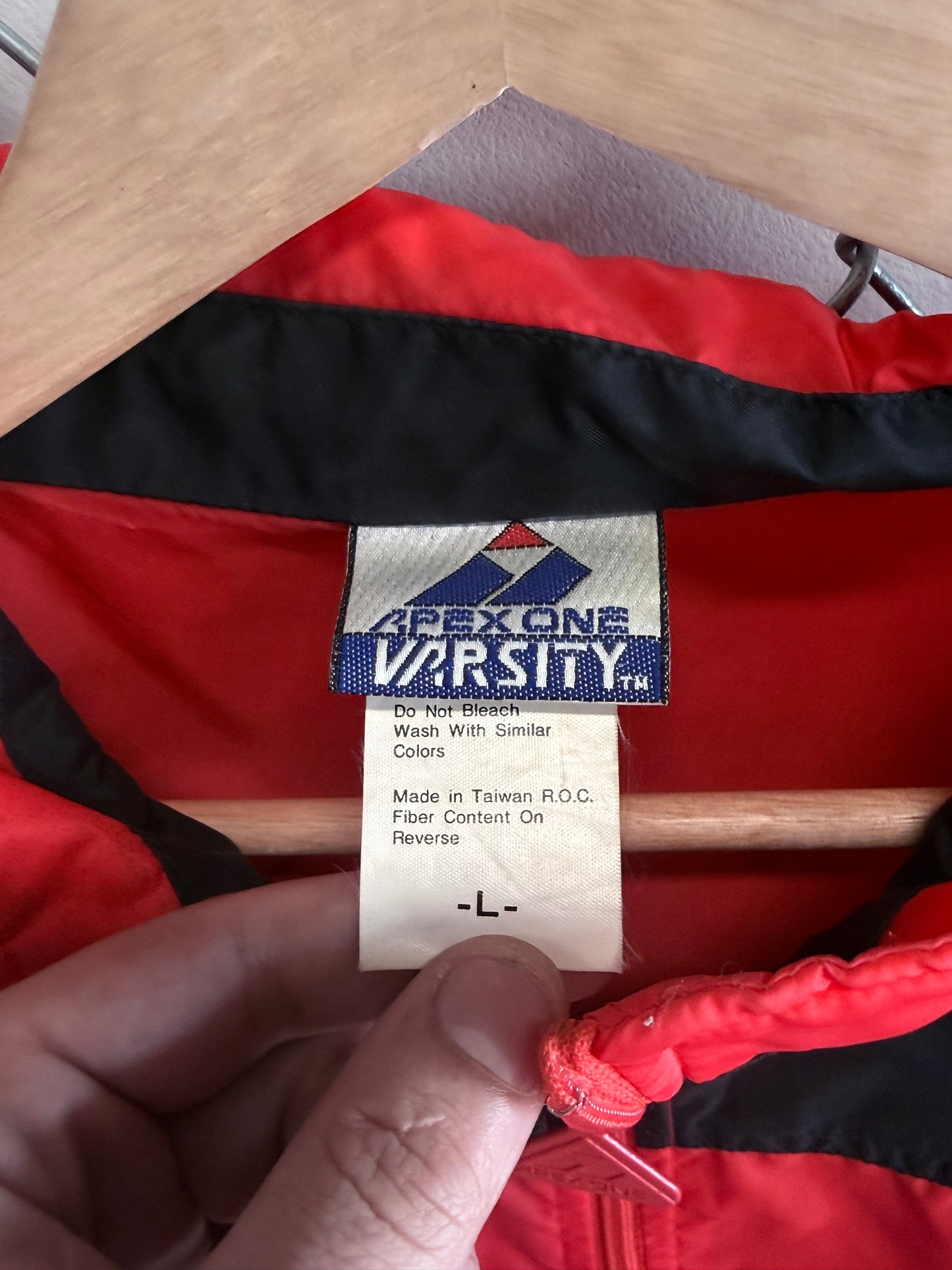 Vintage 90's Apex UNLV Runnin Rebels Collegiate Zip Up Jacket Size Large