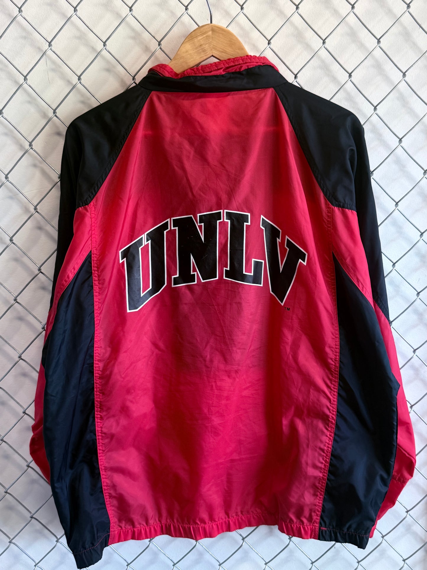 Vintage 90's Apex UNLV Runnin Rebels Collegiate Zip Up Jacket Size Large