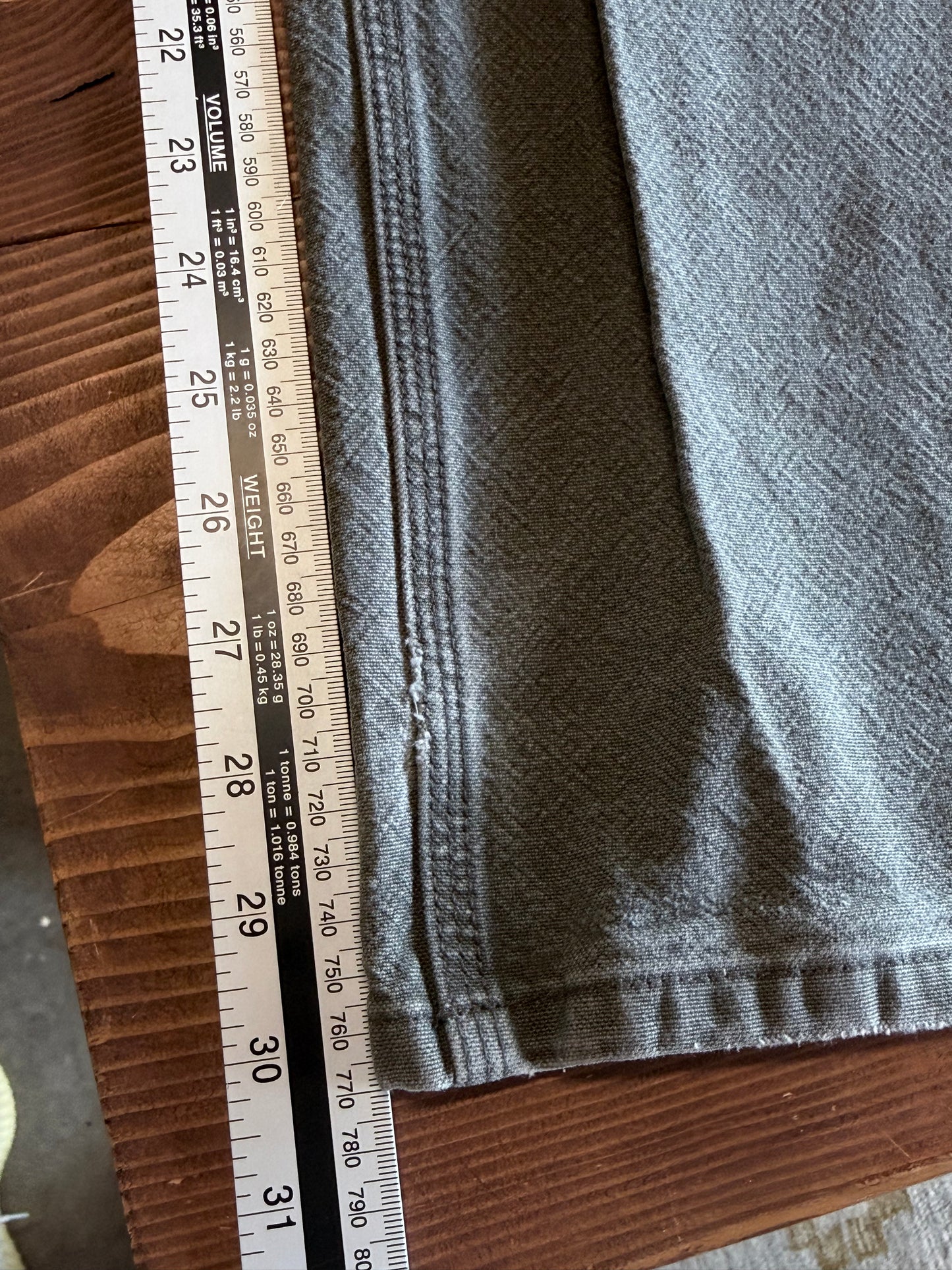 Carhartt Moss Green Distressed Carpenter Pants Size 34x30