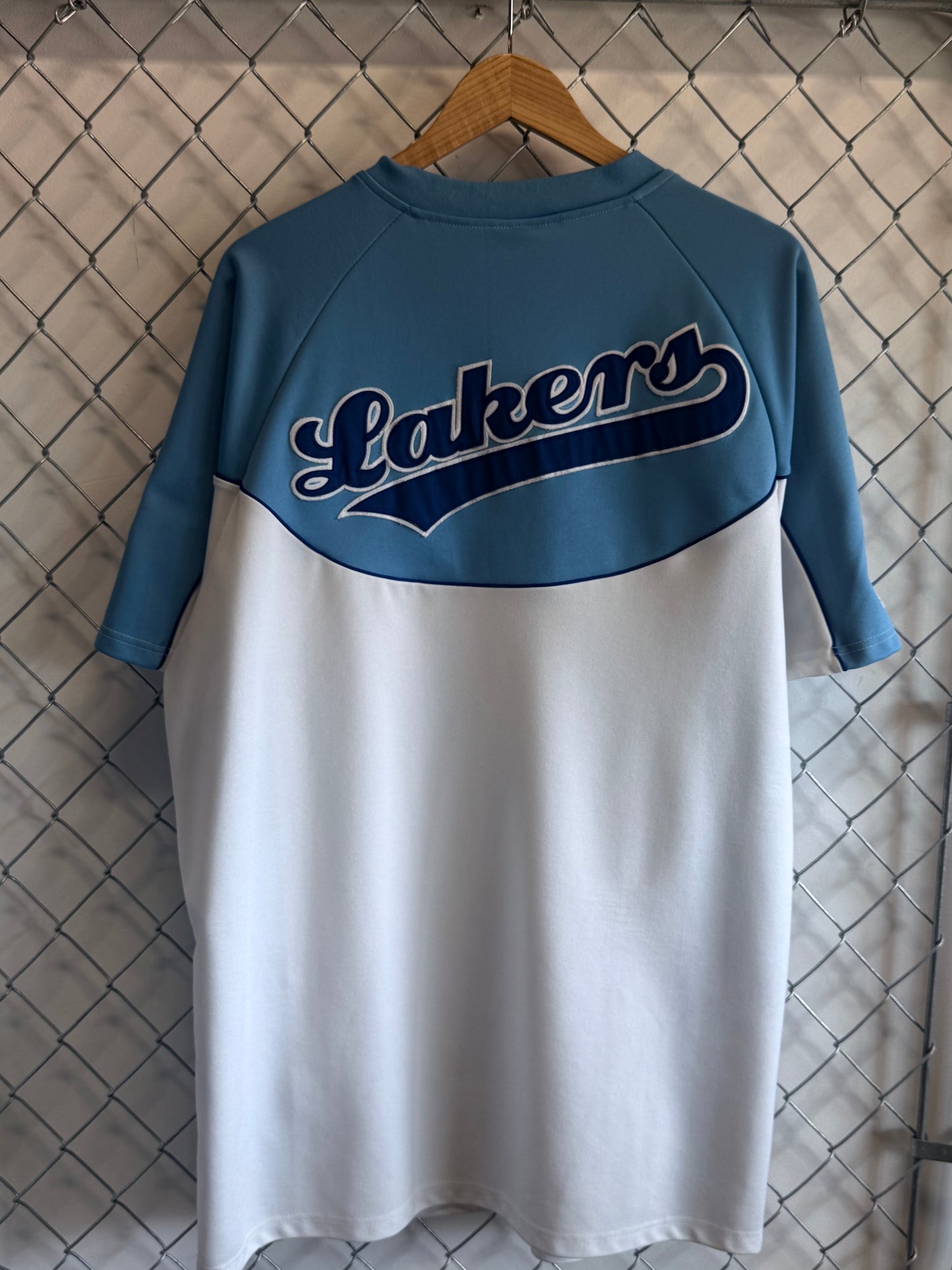 Vintage Majestic Hardwood Classic Los Angeles Lakers Shooting Shirt Size Large