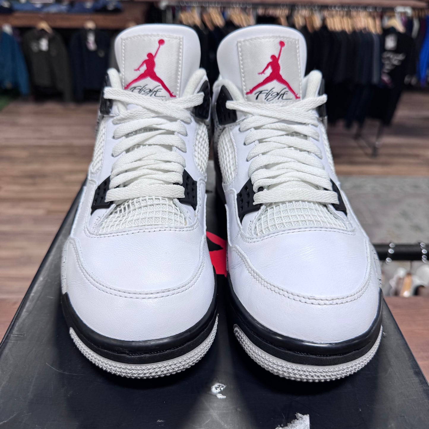 Jordan 4 'White Cement (2016)' Size 9