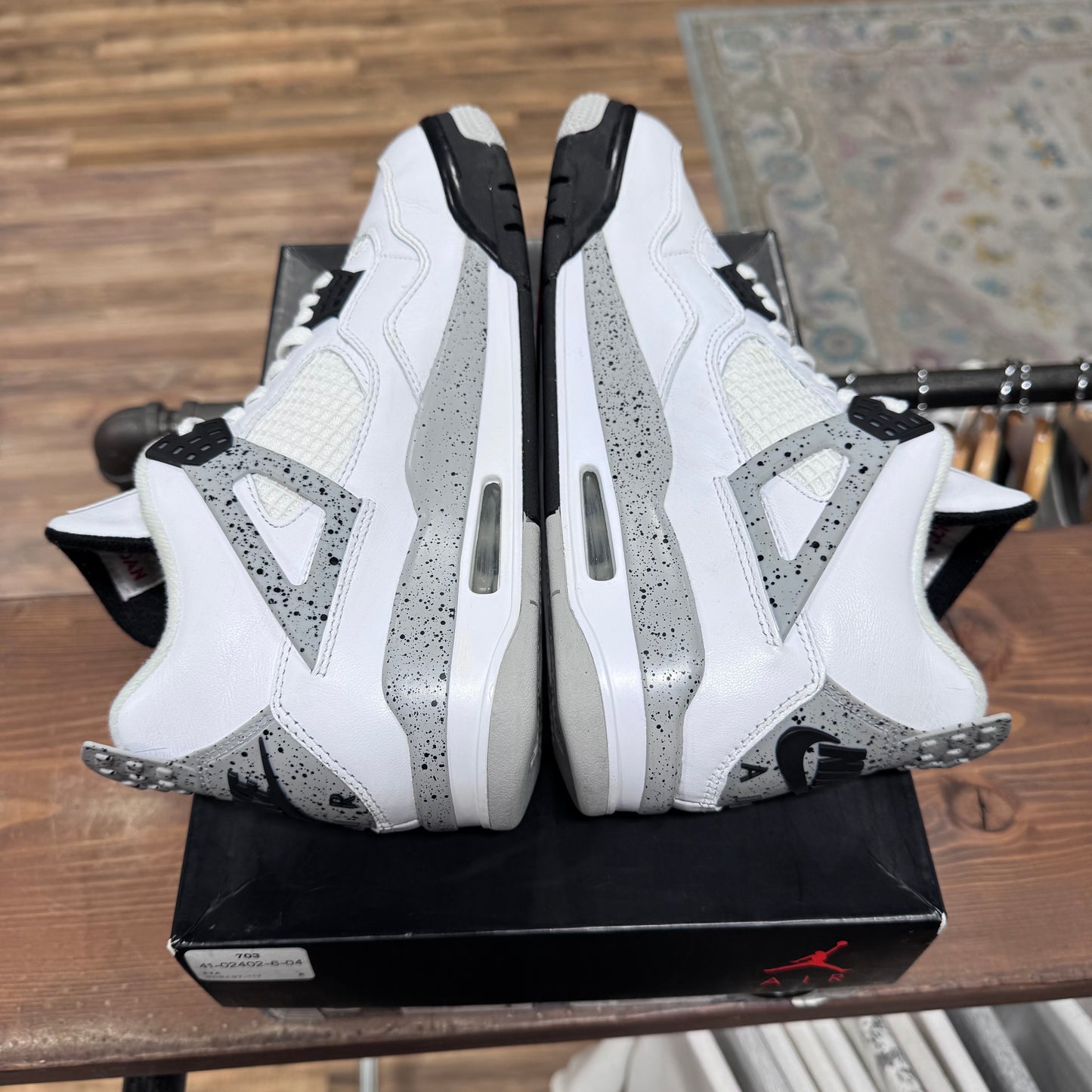 Jordan 4 'White Cement (2016)' Size 9