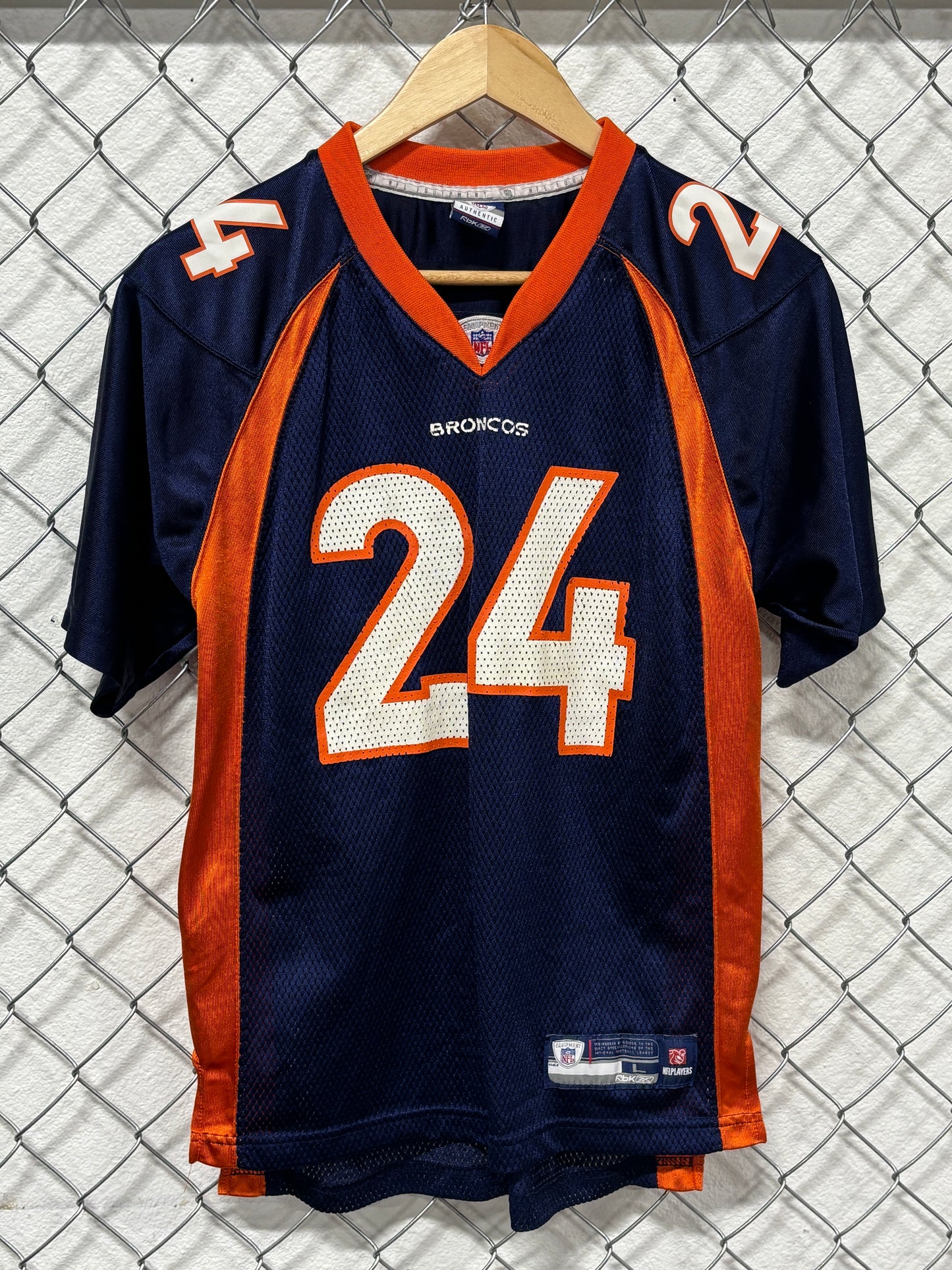 Reebok Champ Bailey Denver Broncos Football Jersey Size Large