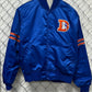 Vintage 90's Starter Denver Broncos Satin Bomber Jacket Size Medium