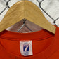 Vintage 90's Logo 7 Denver Broncos NFL Helmet Football Tee Size Large
