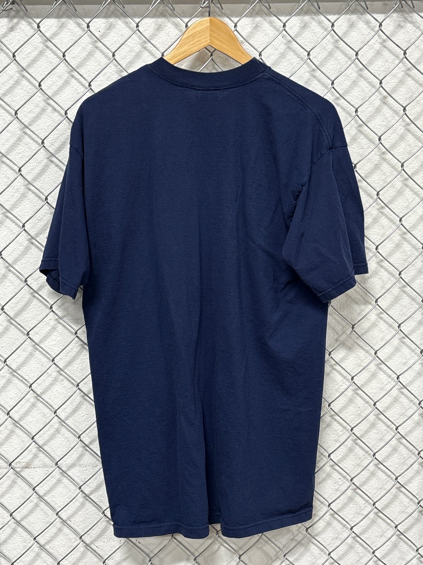 Vintage Denver Broncos NFL Logo Graphic Tee Size Large