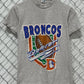 Vintage 1991 Denver Broncos NFL Big Print Graphic Tee Size XL Youth