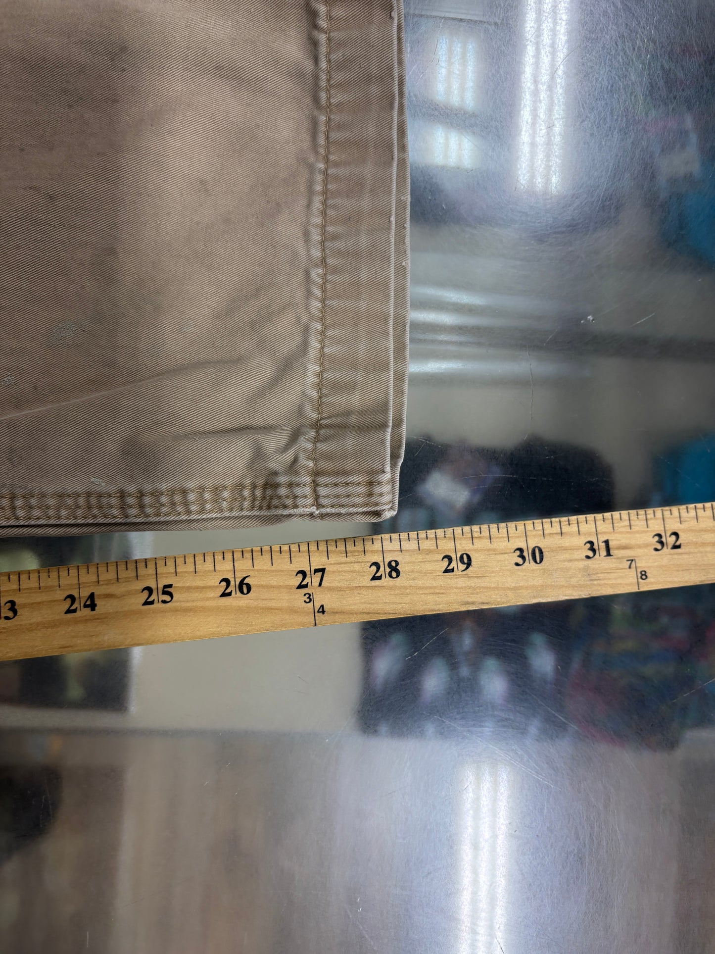 Carhartt Light Brown Distressed Carpenter Pants Size 32x28