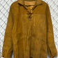 Vintage 70's Buckskin Leather Suede Brown Jacket Size Large