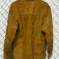 Vintage 70's Buckskin Leather Suede Brown Jacket Size Large