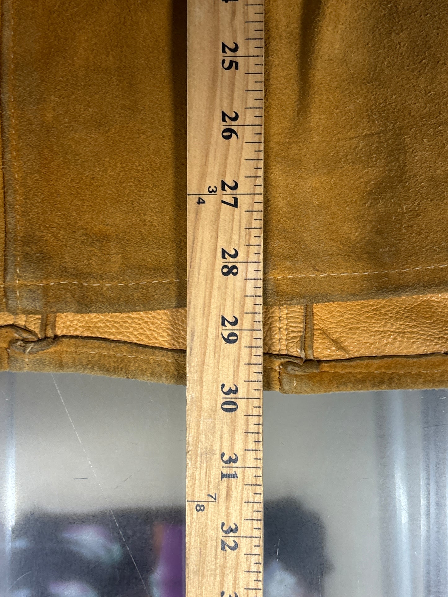 Vintage 70's Buckskin Leather Suede Brown Jacket Size Large