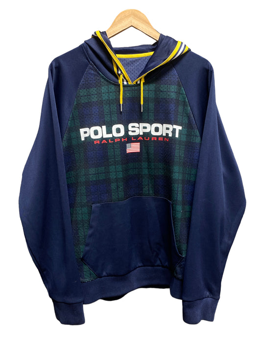 Polo Ralph Lauren Polo Sport Spellout Jersey Style Hoodie Size XL